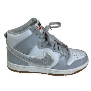 Nike Dunk High Chenille Sneakers Men's Size 5.5 Light Smoke Gray